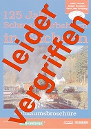 Die Jubiläumsbroschüre 125 Jahre Schmalspurbahnen in Sachsen